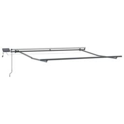 Berkfield Home Manual Retractable Awning with LED Green & White 300x250 cm - thumbnail 3