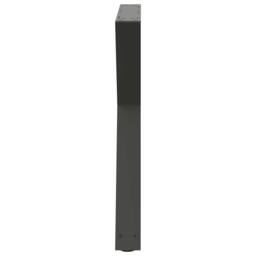 Berkfield Home Dining Table Legs 2 pcs Anthracite 70x(72-73.3) cm Steel in Dark Grey - thumbnail 6