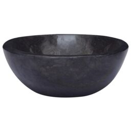 Berkfield Home Sink Black 53x40x15 cm Marble - Size: 53 x 40 x 15 cm - thumbnail 4
