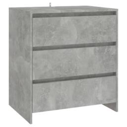 Berkfield Home Decorative 2 Piece Sideboard Concrete Grey Engineered Wood - thumbnail 5