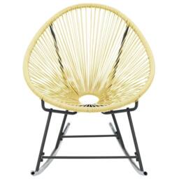 Berkfield Home Outdoor Acapulco Chair Poly Rattan Beige in Brown - thumbnail 3