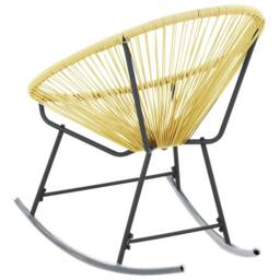 Berkfield Home Outdoor Acapulco Chair Poly Rattan Beige in Brown - thumbnail 5