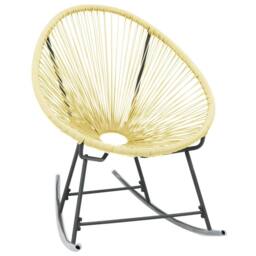 Berkfield Home Outdoor Acapulco Chair Poly Rattan Beige in Brown - thumbnail 2