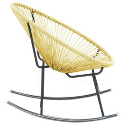 Berkfield Home Outdoor Acapulco Chair Poly Rattan Beige in Brown - thumbnail 4