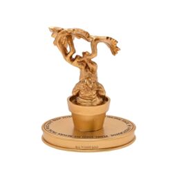Warner Bros Harry Potter Herbology Figurine - Mandrake in Gold - thumbnail 4