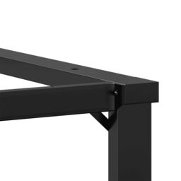 Berkfield Home Coffee Table Legs O-Frame 70x60x43 cm Steel in Black - Size: 70 x 60 x 43 cm - thumbnail 7