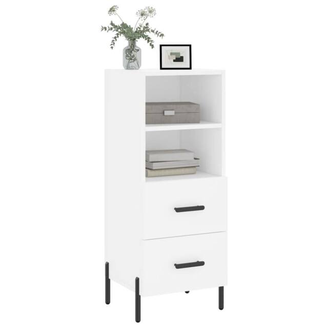 Berkfield Home Sideboard White 34.5x34x90 cm Engineered Wood - image 1
