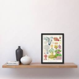 Artery8 William Saville Kent Framed Wall Art Great Barrier Reef Alcyonaria in White - Size: A4 - thumbnail 2
