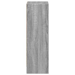 Berkfield Home Decorative Bookcase Grey Sonoma 40x24x76 cm Engineered Wood - Size: 40 x 24 x 76 cm - thumbnail 5