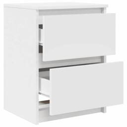 Berkfield Home TV Cabinet White 40x35x54 cm Engineered Wood - Size: 40 x 35 x 54 cm - thumbnail 5