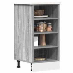 Berkfield Home Durable Bottom Cabinet Grey Sonoma 40x44.5x81.5 cm Engineered Wood - thumbnail 2