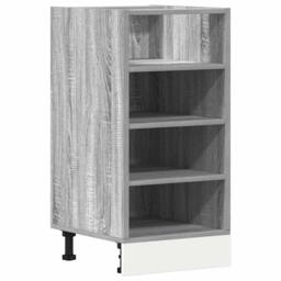 Berkfield Home Durable Bottom Cabinet Grey Sonoma 40x44.5x81.5 cm Engineered Wood - thumbnail 3