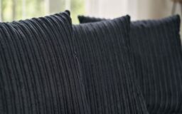Snugg Furniture UK Limited (Right Hand) Milo Jumbo Cord Corner Sofa in Black - thumbnail 2