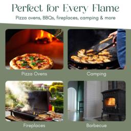 Pelle & Sol Natural Firelighters 200 Pack Wood Wool Fire Starters in Brown - thumbnail 5
