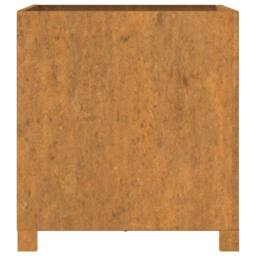 Berkfield Home Planter with Legs Rusty 49x47x50 cm Corten Steel in Brown - Size: 49 x 47 x 50 cm - thumbnail 6
