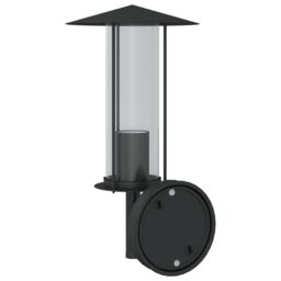 Berkfield Home Outdoor Wall Light Black Stainless Steel - thumbnail 6