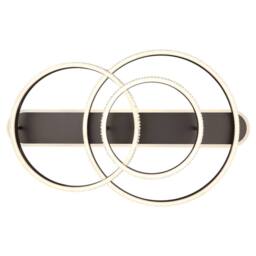 Netlighting Grouni Semi Ceiling Light Titanium 3x LED Dimmable 2700-6000K Remote in Grey - thumbnail 4