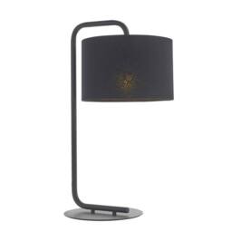 Netlighting 'CARRARA' Non Dimmable Stylish Contemporary Indoor Desk Table Lamp in Black - thumbnail 1