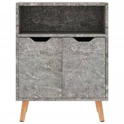 Berkfield Home Sideboard Concrete Grey 60x30x72 cm Engineered Wood - Size: 60 x 30 x 72 cm - thumbnail 3