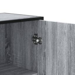 Berkfield Home Highboard Grey Sonoma 68x35x139 cm Engineered Wood - Size: 68 x 35 x 139 cm - thumbnail 8