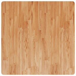 Berkfield Home Square Table Top Light Brown 90x90x2.5cm Treated Solid Wood Oak - Size: 90x90x2.5 cm - thumbnail 2