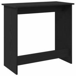 Berkfield Home Decorative Desk Black 80x40x75 cm Engineered Wood - Size: 80 x 40 x 75 cm - thumbnail 6