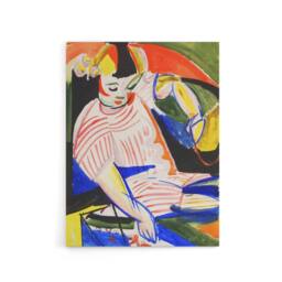 "Artery8 Child Colourful Painting Henry Lyman Sayen Canvas Wall Art Print - Size: W12"" x H16""" - thumbnail 1