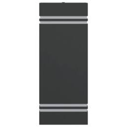 Berkfield Home Outdoor Wall Light Black Stainless Steel - thumbnail 4
