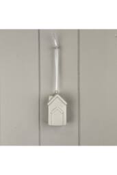 KDMD White Ceramic Hanging House Decoration - Medium - thumbnail 2