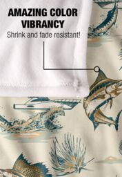 JQ Licensing Jl-Jp-Jq Billfish Tiki Fishing Pattern 2 Silky Touch Super Soft Throw Blanket 152 X 127 cm in White - thumbnail 4