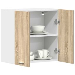 Berkfield Home Hanging Cabinet Lyon Sonoma Oak 60x31x60 cm Engineered Wood in Brown - Size: 60 x 31 x 60 cm - thumbnail 4