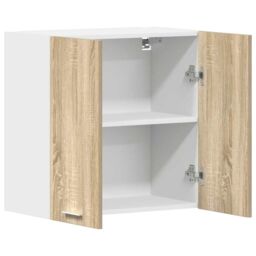 Berkfield Home Hanging Cabinet Lyon Sonoma Oak 60x31x60 cm Engineered Wood in Brown - Size: 60 x 31 x 60 cm - thumbnail 5