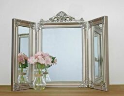 Marco Paul Silver Dressing Table Mirror Vanity Mirror Dressing Table Mirror