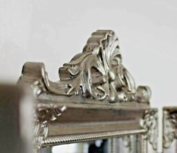 Marco Paul Silver Dressing Table Mirror Vanity Mirror Dressing Table Mirror - thumbnail 3