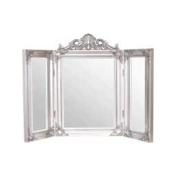 Marco Paul Silver Dressing Table Mirror Vanity Mirror Dressing Table Mirror - thumbnail 5