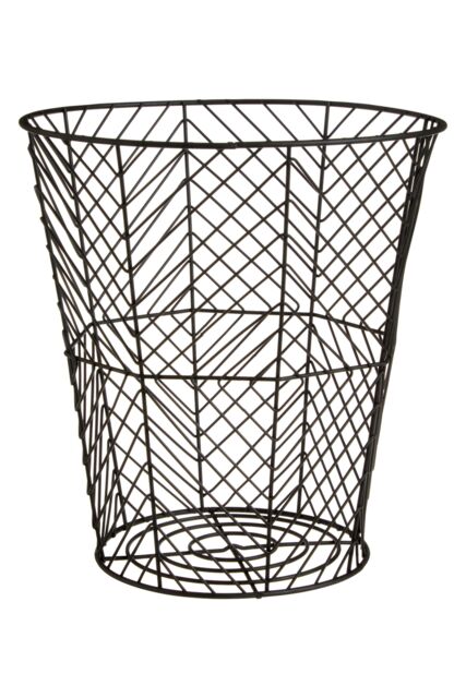 Orsina Stylish Black Powder Coat Storage Basket, Functional Storage Basket For Kitchen, Durable Decorative Basket - image 1