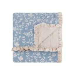 Wylder Amelia 100% Cotton Floral Quilted Bedspread in Blue - Size: King - thumbnail 3