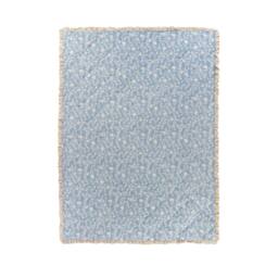 Wylder Amelia 100% Cotton Floral Quilted Bedspread in Blue - Size: King - thumbnail 4
