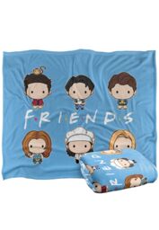 Warner Brothers Friends Silky Touch Super Soft Throw Blanket 152x127cm in White - Size: 152x127 cm - thumbnail 2
