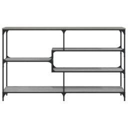 Berkfield Home Console Table Grey Sonoma 160x32x95 cm Engineered Wood - Size: 160 x 32 x 95 cm - thumbnail 4