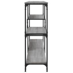 Berkfield Home Console Table Grey Sonoma 160x32x95 cm Engineered Wood - Size: 160 x 32 x 95 cm - thumbnail 5