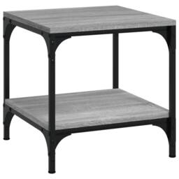 Berkfield Home Side Tables 2 pcs Grey Sonoma 40x40x40 cm Engineered Wood - Size: 40 x 40 x 40 cm - thumbnail 5