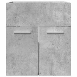 Berkfield Home Bathroom Sink Cabinet Concrete Grey 41x38.5x46 cm Engineered Wood - thumbnail 4