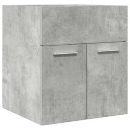 Berkfield Home Bathroom Sink Cabinet Concrete Grey 41x38.5x46 cm Engineered Wood - thumbnail 2