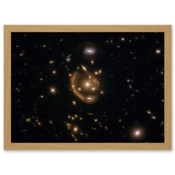 Artery8 Hubble Space Telescope Image Einstein Molten Ring Galaxy Phenomenon Gravitational Lensing Distant Galaxy Peak Epoch Starbirth Cosmic - thumbnail 1