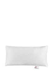 "Homescapes Microfibre Euro Continental Pillow - 40cm x 80cm (16""x32"") in White - Size: 40 cm x 80 cm"