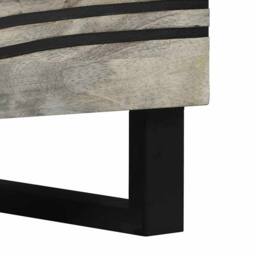 Berkfield Home Beautiful Bedside Tables with Drawer White & Black 50 x 33 x 60 cm - thumbnail 8
