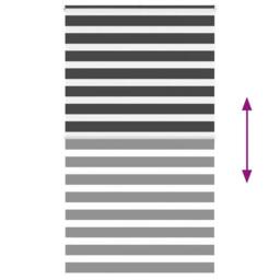 Berkfield Home Zebra Blind Black 120x200 cm Fabric Width 115.9 cm Polyester - thumbnail 5