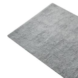 Wyld and Coco Grey Cotton Bath Mat 60 x 90 cm - Fluffy 100% Cotton - Size: 1600mm x 900mm - thumbnail 3