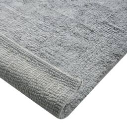 Wyld and Coco Grey Cotton Bath Mat 60 x 90 cm - Fluffy 100% Cotton - Size: 1600mm x 900mm - thumbnail 5